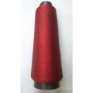 RED - VERY FINE Art Silk Twisted with Lurex - Neem Jari Zari - For Crochet Sewing Embroidery Knitting Jewelry DIY